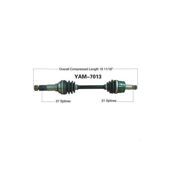 Wide Open OE Replacement CV Axle for YAM FRONT YFM350/400GRIZ/YFM400F/KO YAM-7013 - main
